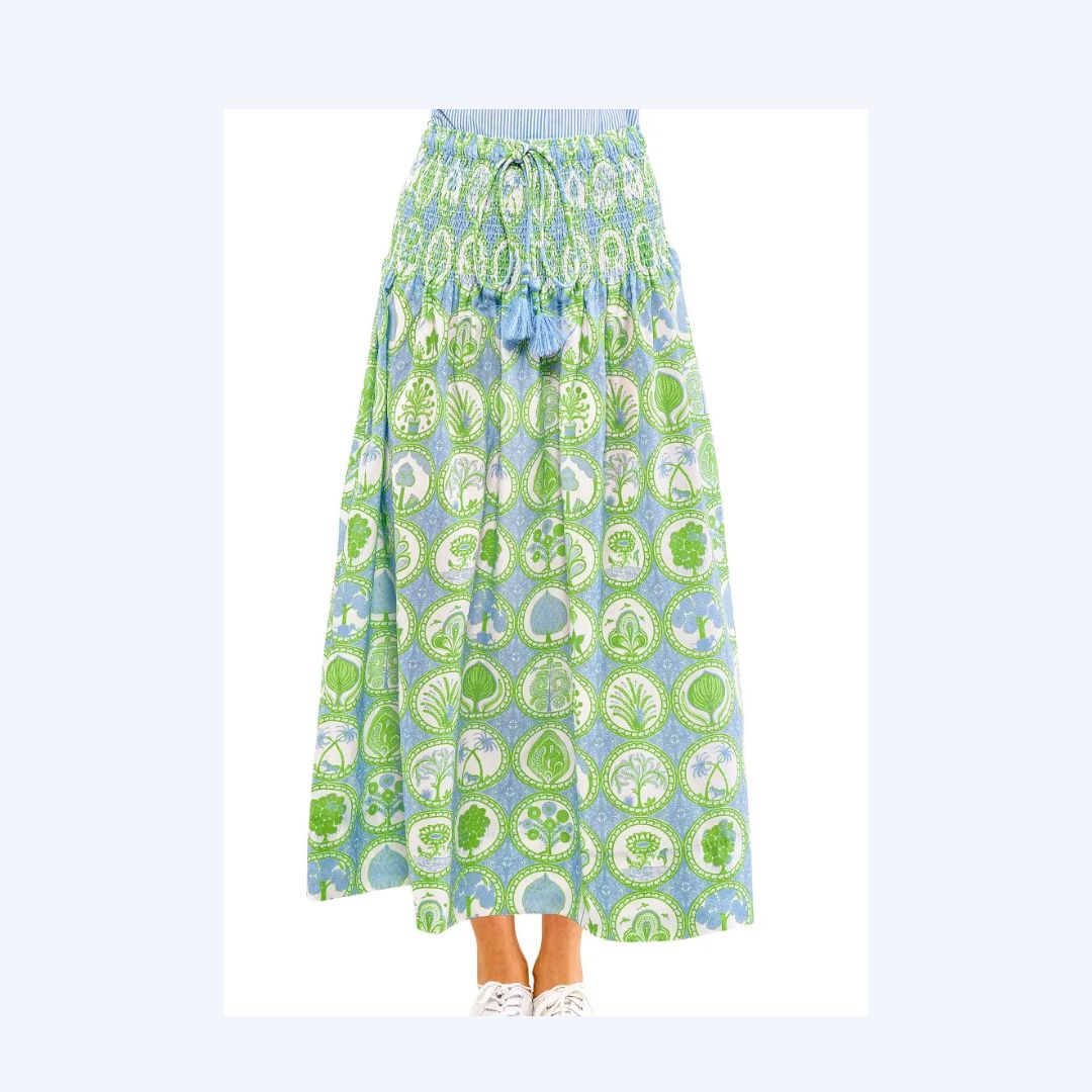 Periwinkle &amp; Green Dress/Skirt